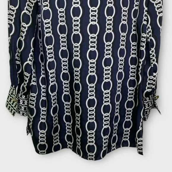 Zara Chain Link Satin Top - Picture 7 of 10